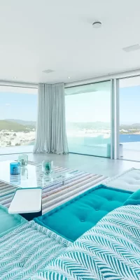 Villa moderna di lusso unica con vista spettacolare a Santa Eulalia