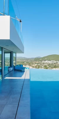 Villa moderna di lusso unica con vista spettacolare a Santa Eulalia