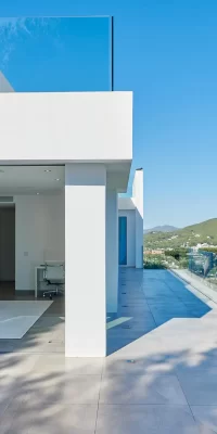 Villa moderna di lusso unica con vista spettacolare a Santa Eulalia