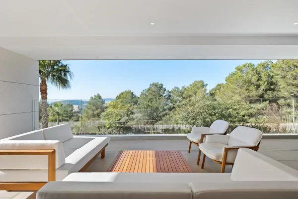 Embracing Tranquility in a Mediterranean Oasis with Expansive Sea Views