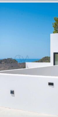 Luxurious modern villa in Cala Salada with panoramic sea views