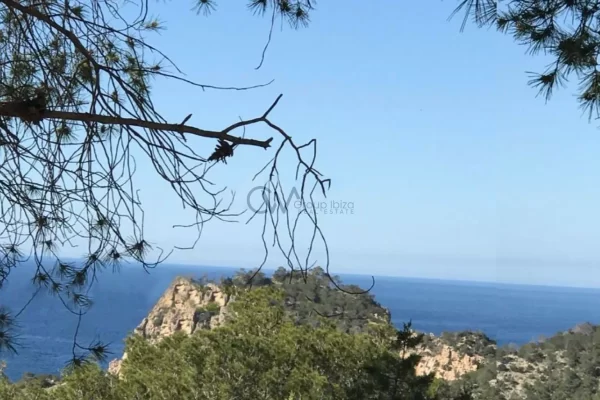 Luxueuse villa moderne à Cala Salada avec vue panoramique sur la mer