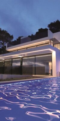Lussuosa villa moderna a Cala Salada con vista panoramica sul mare