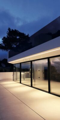 Luxurious modern villa in Cala Salada with panoramic sea views