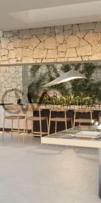 Urbanisation moderne avec villas de luxe – où le luxe rencontre la nature