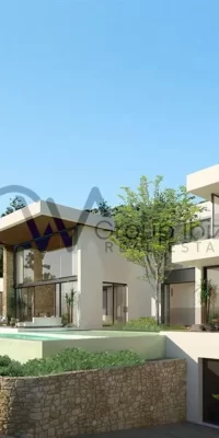 Urbanisation moderne avec villas de luxe – où le luxe rencontre la nature