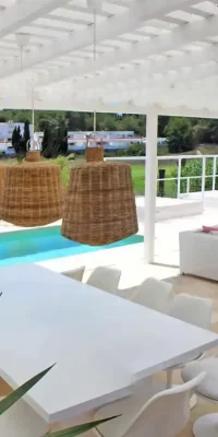 Nice house located on the green of Roca Llisa Golf course