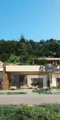 Vingt villas de luxe avec terrain de golf et vue sur la mer à Roca Llisa