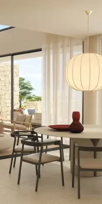 Vingt villas de luxe avec terrain de golf et vue sur la mer à Roca Llisa