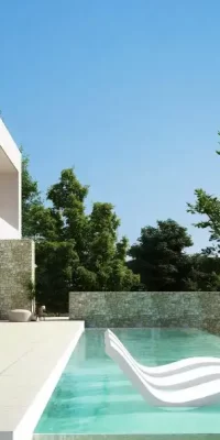 Vingt villas de luxe avec terrain de golf et vue sur la mer à Roca Llisa