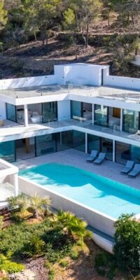 Meravigliosa villa con 5 camere da letto con vista sul mare e sul tramonto
