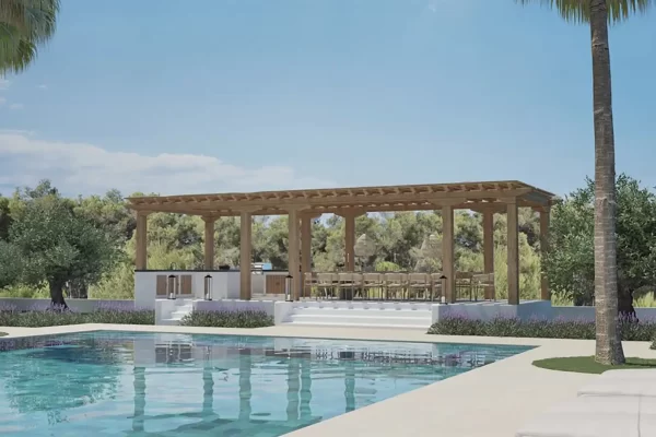 Superbe villa en première ligne près de Santa Eulalia avec le nouveau projet Blakstad