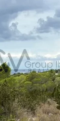 Terreno eccezionale per due lussuose ville con vista panoramica sul mare e tramonto a Cala Tarida