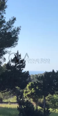 Terreno eccezionale per due lussuose ville con vista panoramica sul mare e tramonto a Cala Tarida