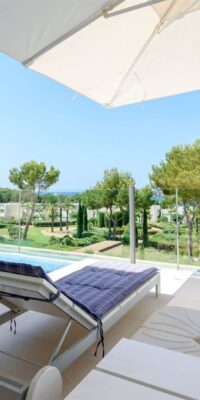 Prachtig appartement met panoramisch uitzicht in Es Pouet, Talamanca, Ibiza