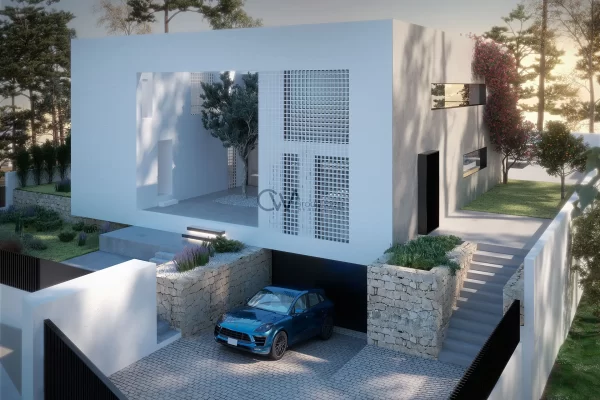 Terreno urbano di prima qualità con progetto pronto per la costruzione vicino alle spiagge di Cala Mastella e Cala Llenya in vendita