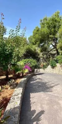 Charmante villa rustique avec vue spectaculaire sur la mer et licence de location touristique