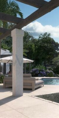 Prachtige huis in Ibiza-stijl in aanbouw