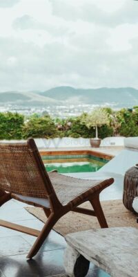 Villa moderna con vista spettacolare a Ibiza
