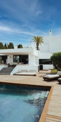 Villa moderna con vista spettacolare a Ibiza