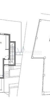 Huis in Can Furnet met prachtig uitzicht op Ibiza-stad