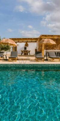 Bohemian Chic Villa with Guesthouse in Sant Jordi