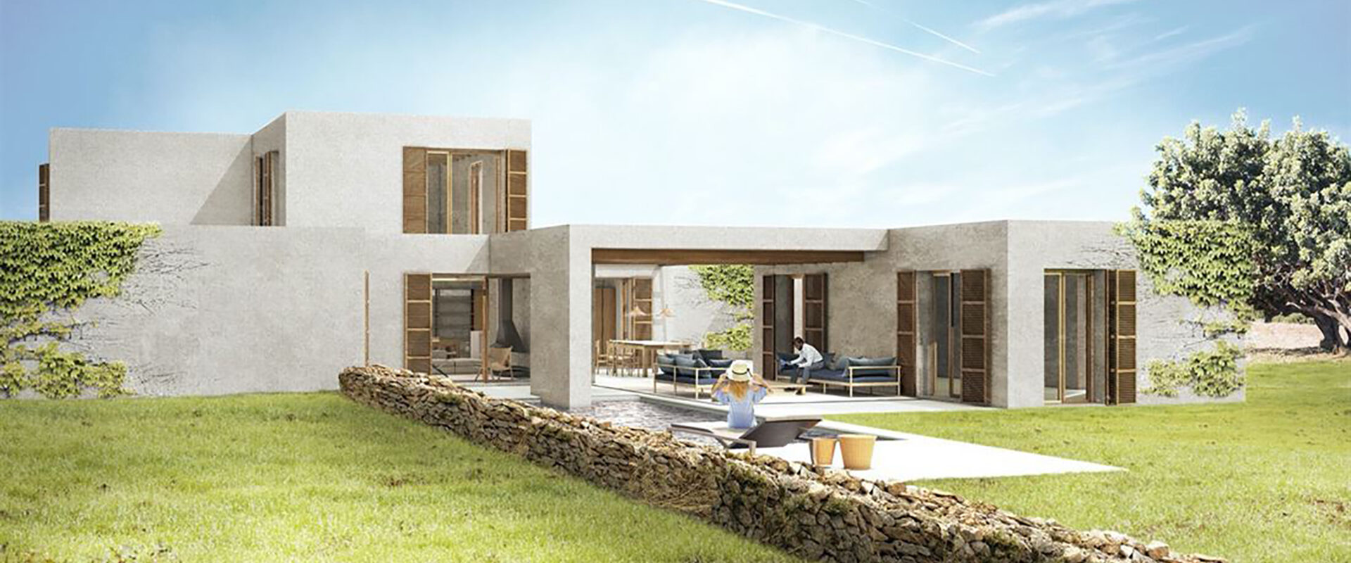 Land with licence in Formentera with beautiful house