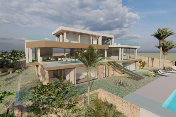 Plot in Can Furnet with Approved Project for a Luxury Villa