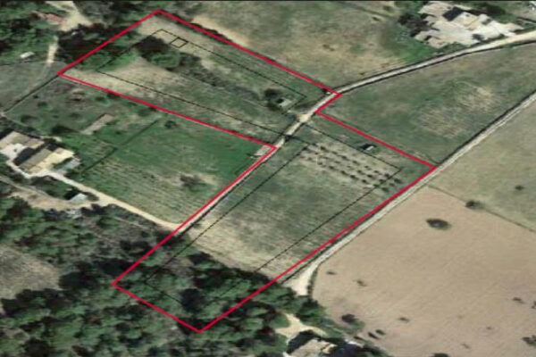 Terrain avec projet approuvé de villa de luxe à San Francesc