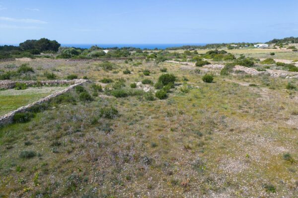 Deux terrains avec un projet approuvé à La Mola, Formentera