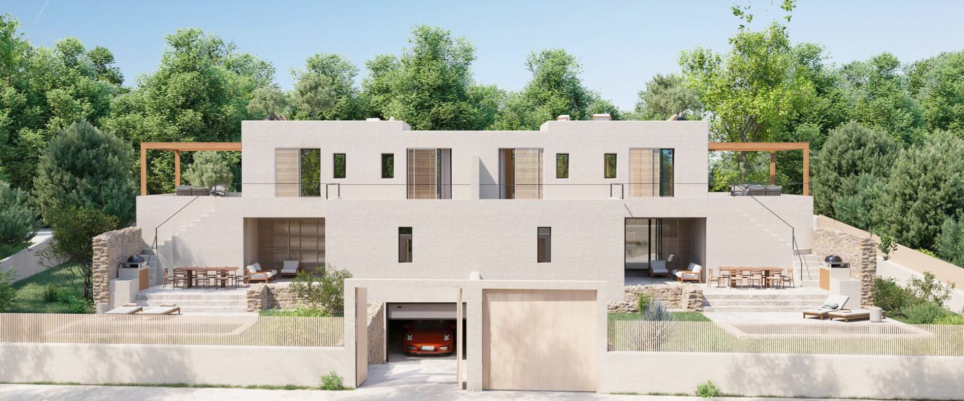 New Luxury semi-detached residence 500 meters from the sea