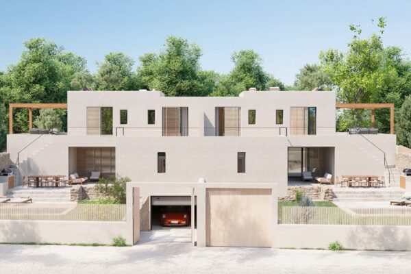 Nieuwe luxe halfvrijstaande woning op 500 meter van de zee