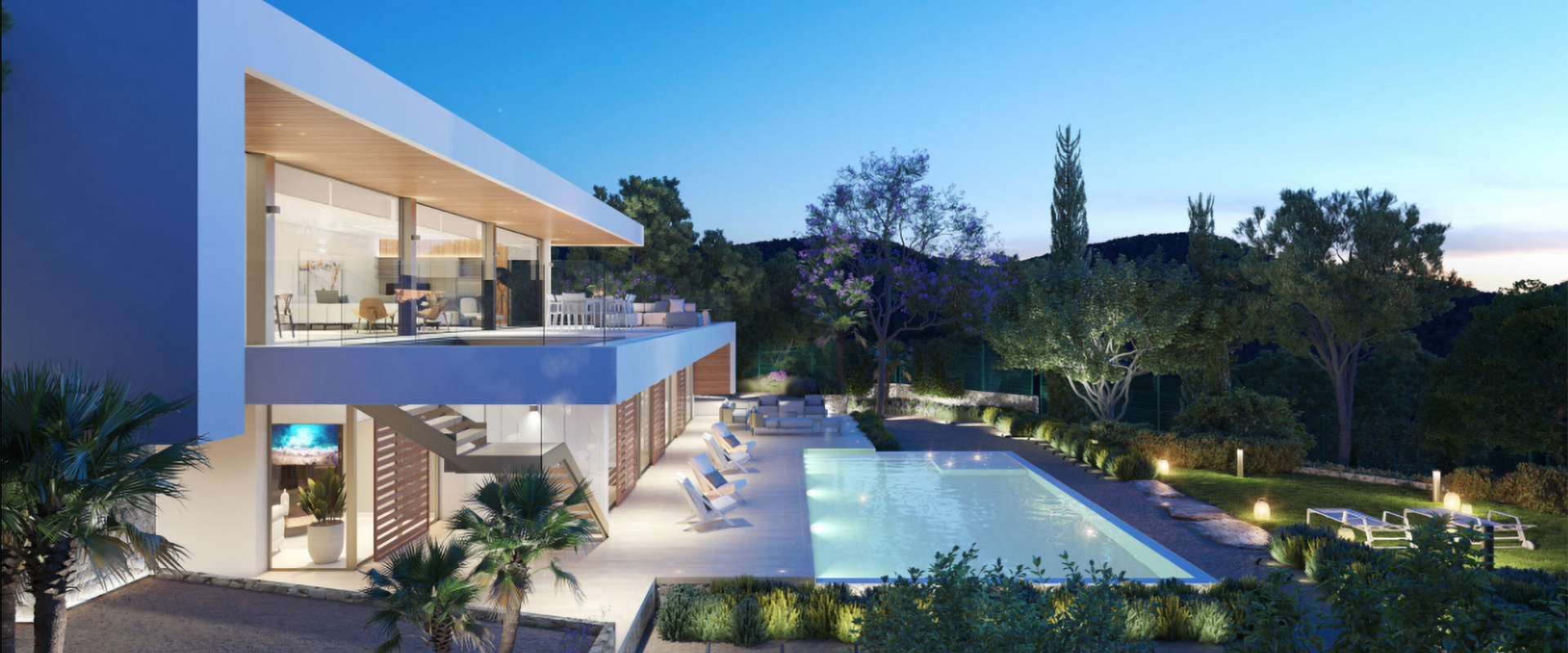 Contemporary Villas with Stunning Views in a Gated Community