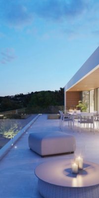 Villas contemporaines avec vue imprenable dans une communauté fermée