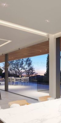 Villas contemporaines avec vue imprenable dans une communauté fermée