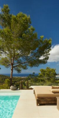 Luxe villa met zeezicht in San Agustín, Ibiza