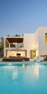 Luxe villa met zeezicht in San Agustín, Ibiza