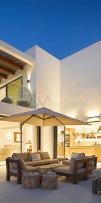 Luxe villa met zeezicht in San Agustín, Ibiza