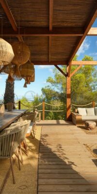 Luxe villa met zeezicht in San Agustín, Ibiza