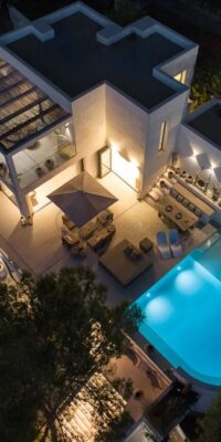 Luxe villa met zeezicht in San Agustín, Ibiza
