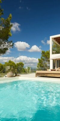 Luxe villa met zeezicht in San Agustín, Ibiza