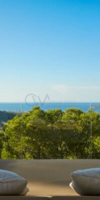 Luxe villa met zeezicht in San Agustín, Ibiza