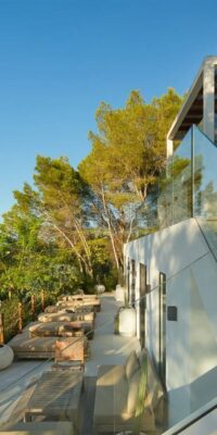 Luxe villa met zeezicht in San Agustín, Ibiza