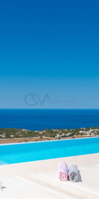 Maison de ville à Cala Carbo avec piscine à débordement et vue sur Es Vedrà