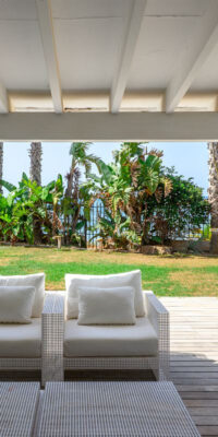 Seafront Villa in Santa Eulalia del Río with Direct Beach Access