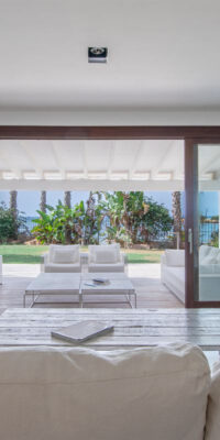 Seafront Villa in Santa Eulalia del Río with Direct Beach Access
