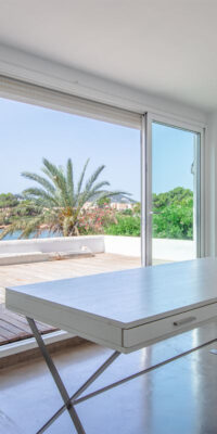 Seafront Villa in Santa Eulalia del Río with Direct Beach Access