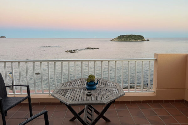 Charming apartment with stunning sea views in Es Canar