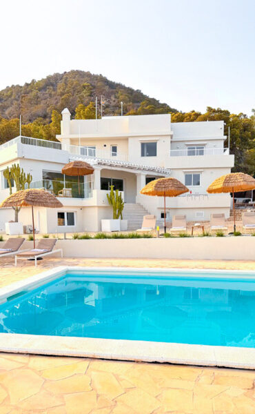 Sea View Luxury Villa for Rent in Ibiza with Panoramic Views