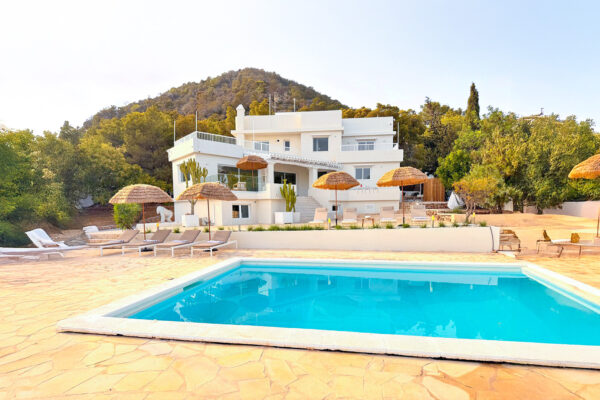 Sea View Luxury Villa for Rent in Ibiza with Panoramic Views
